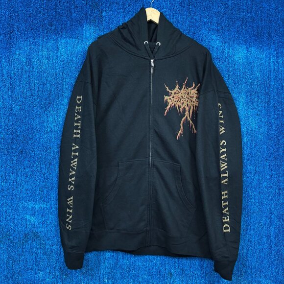 Cattle Decapitation Death Atlas Album Band Zip-Up Hoodie XL - Picture 3 of 4